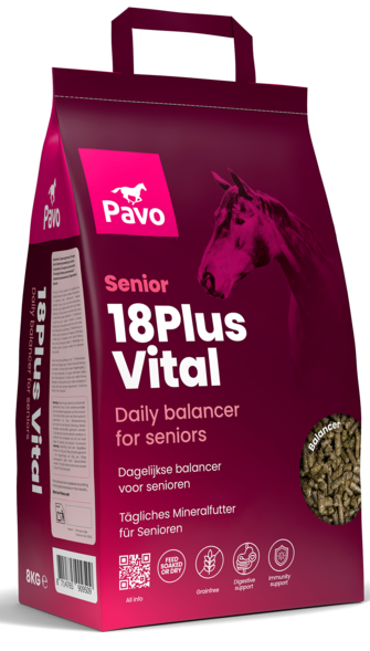 Pavo 18 Plus Vital 8 kg - Balancer witaminowo-mineralny dla starszych koni