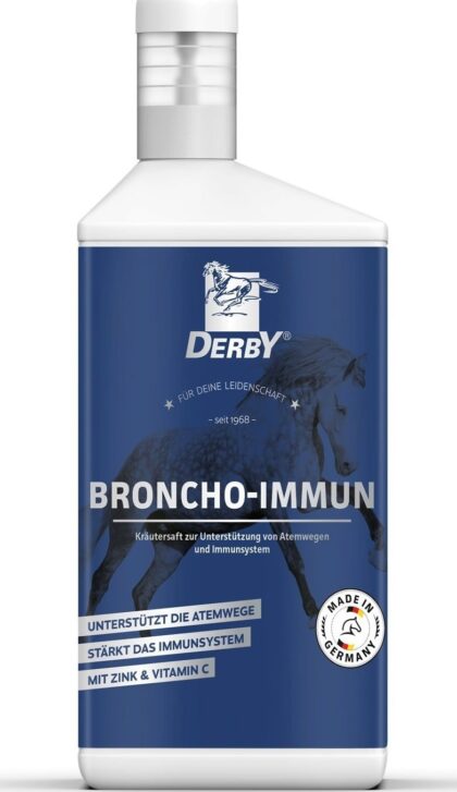 Derby Broncho-Immun 1l - suplement dla koni z problemami oddechowymi