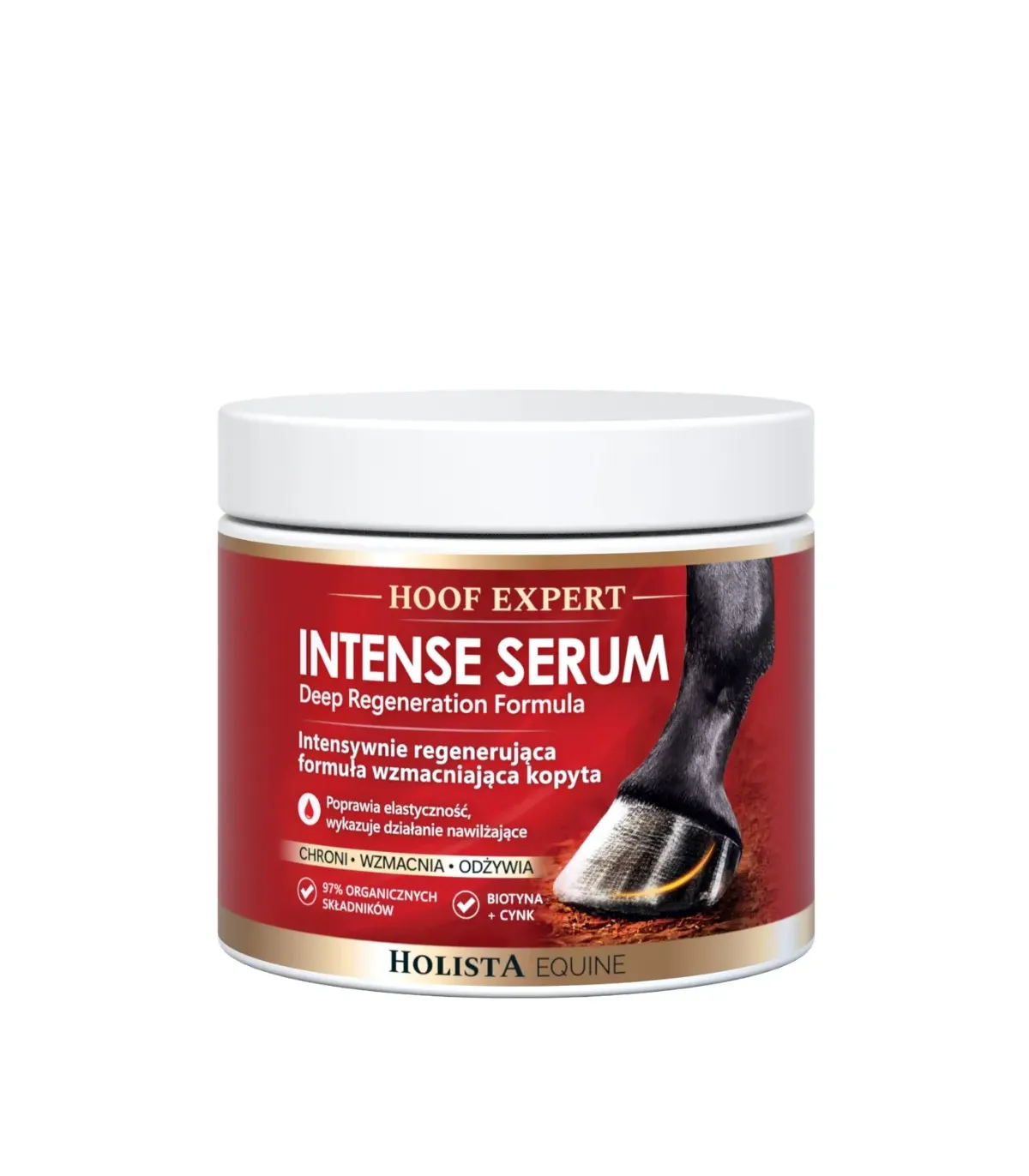 Holista Equine Hoof Expert Intense Serum 450ml - intensywnie regenerująca formuła wzmacniająca kopyta